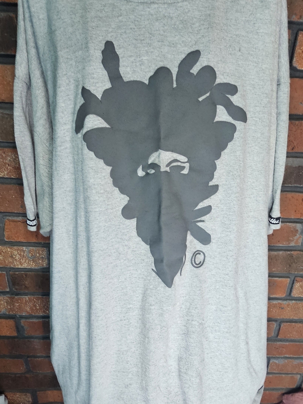 Crooks Gray Graphic Short-Sleeve Men's Shirt - Logo Front